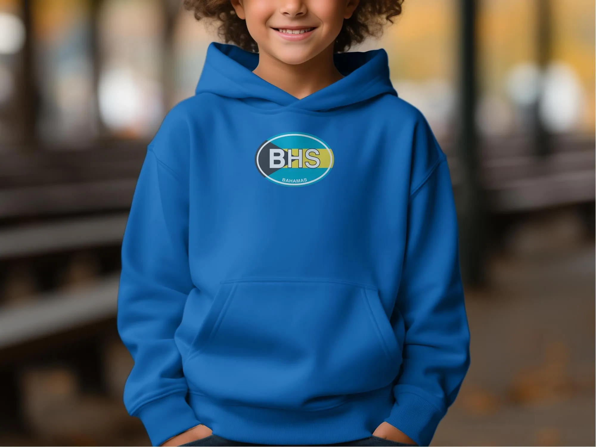 Stylish BHS Bahamas Logo Print Trendy Casual Sweatshirts