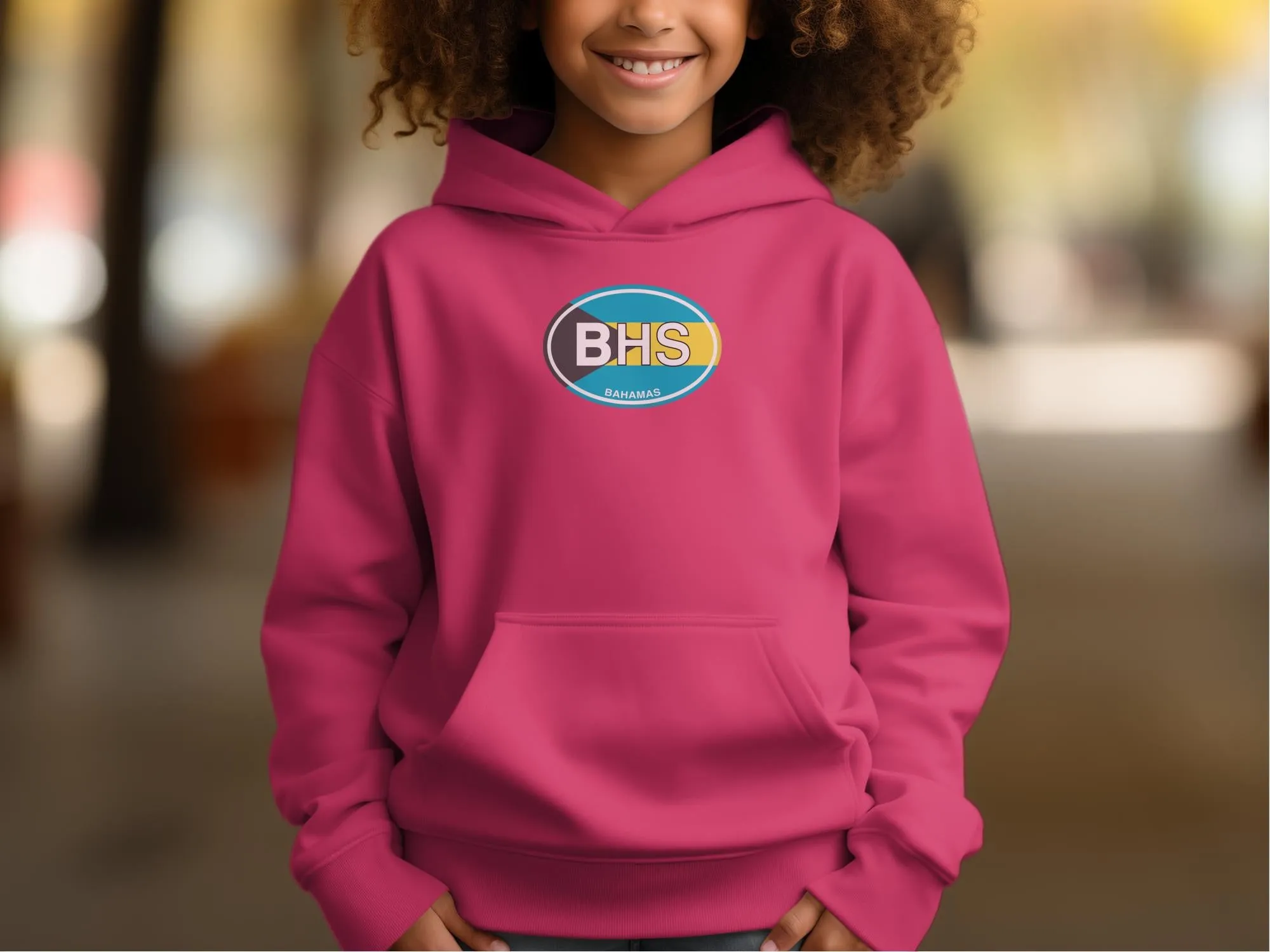 Stylish BHS Bahamas Logo Print Trendy Casual Sweatshirts