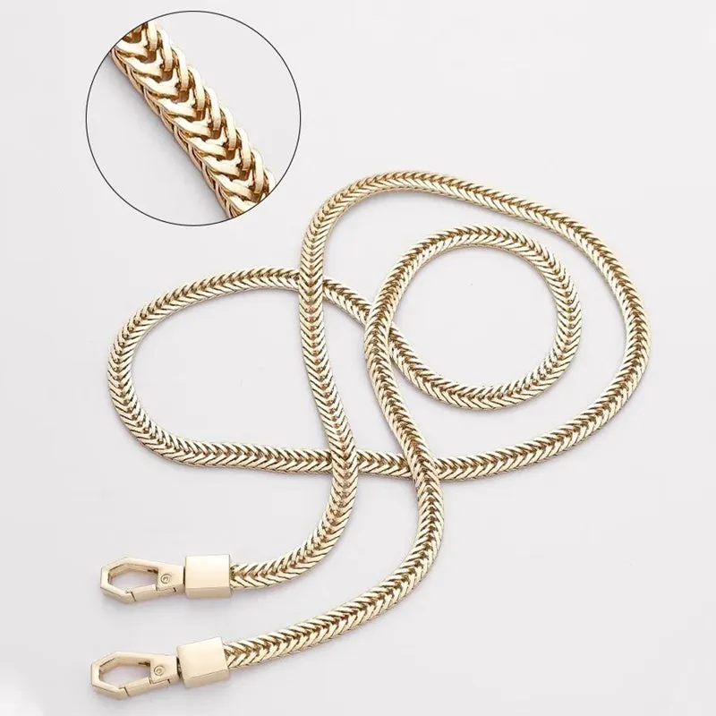 Stylish Golden Metal Chain Replacement Bag Strap