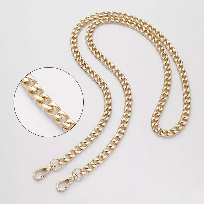 Stylish Golden Metal Chain Replacement Bag Strap