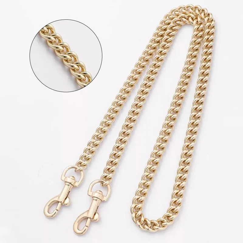 Stylish Golden Metal Chain Replacement Bag Strap