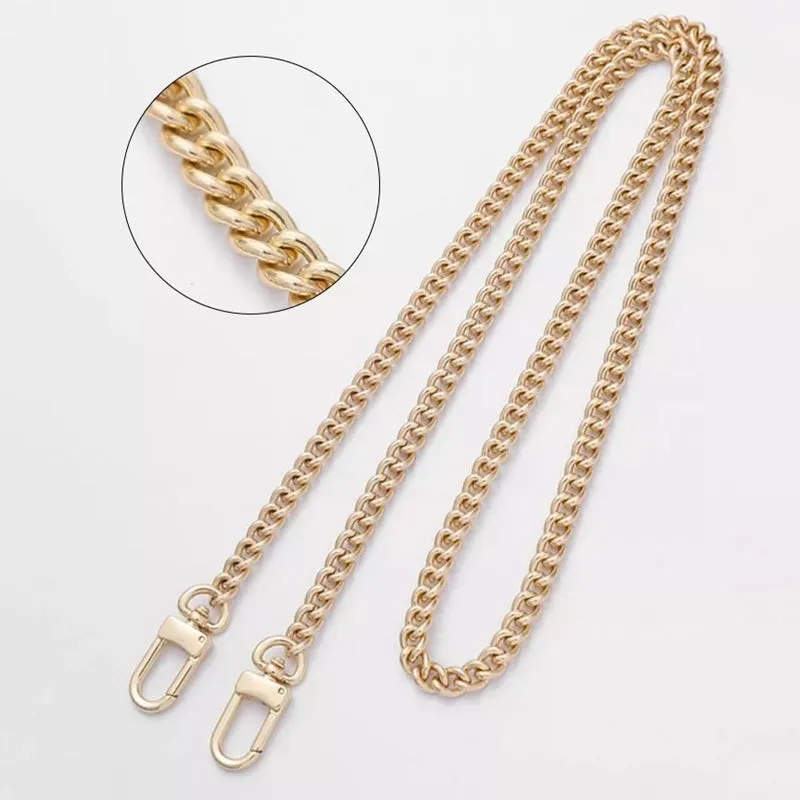 Stylish Golden Metal Chain Replacement Bag Strap