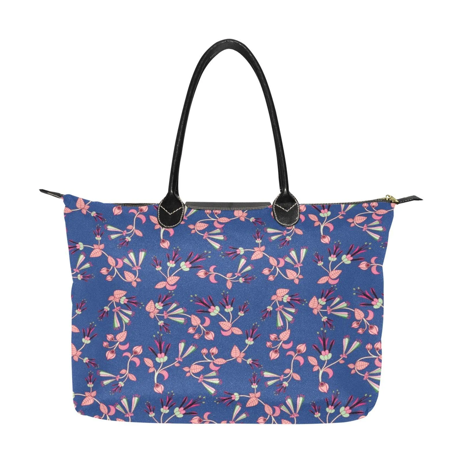 Swift Floral Peach Blue Single-Shoulder Lady Handbag