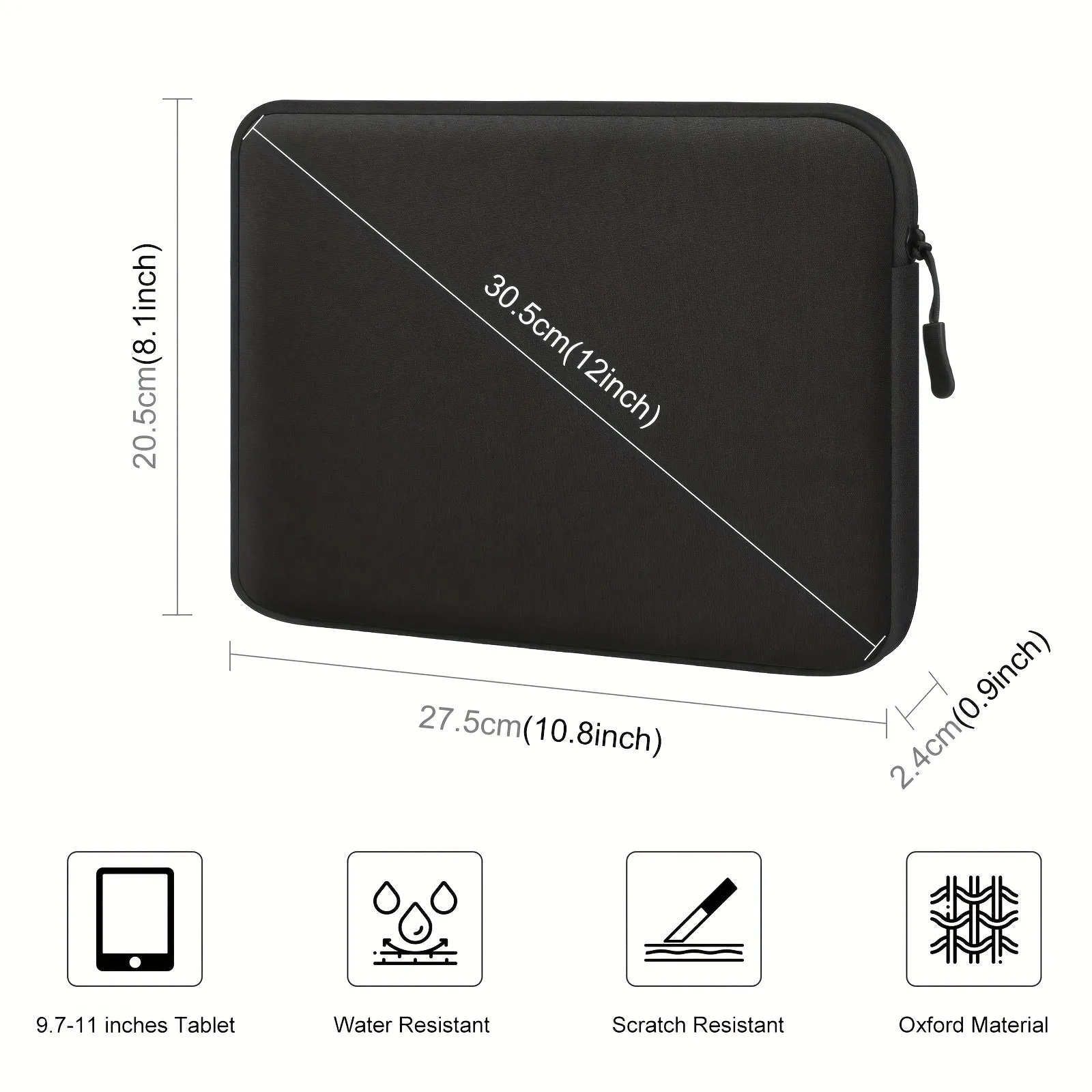 Tablet Sleeve Bag - Lightweight & Shockproof' 'Slim & Durable Shell