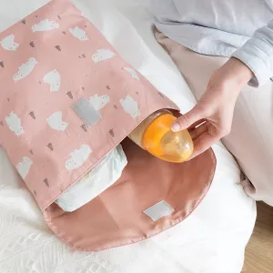 Trendy Baby diaper & bottle  storage bag