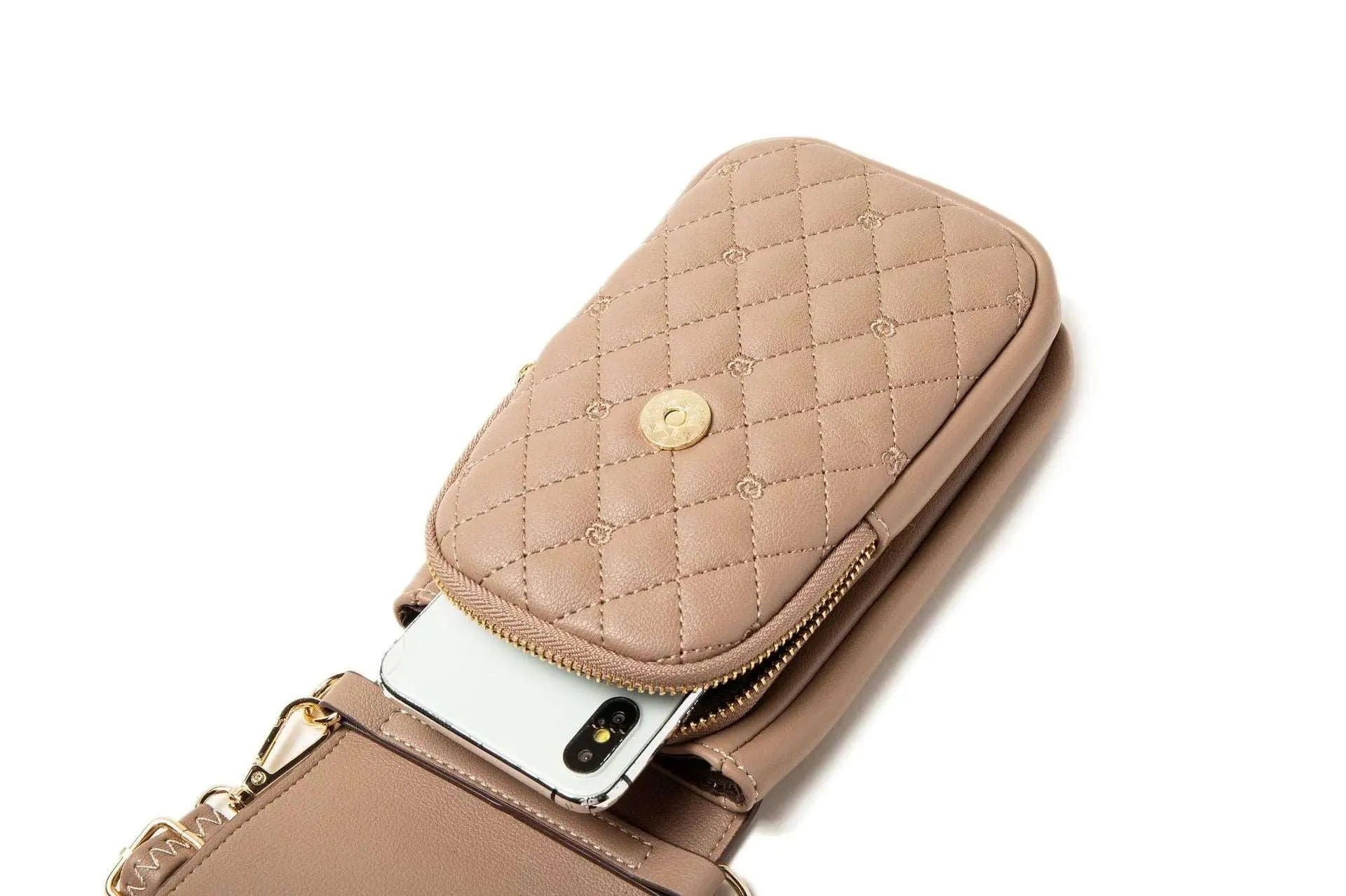 Women's Simple Multifunctional Crossbody Mobile Phone Bag