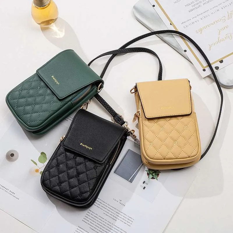 Women's Simple Multifunctional Crossbody Mobile Phone Bag